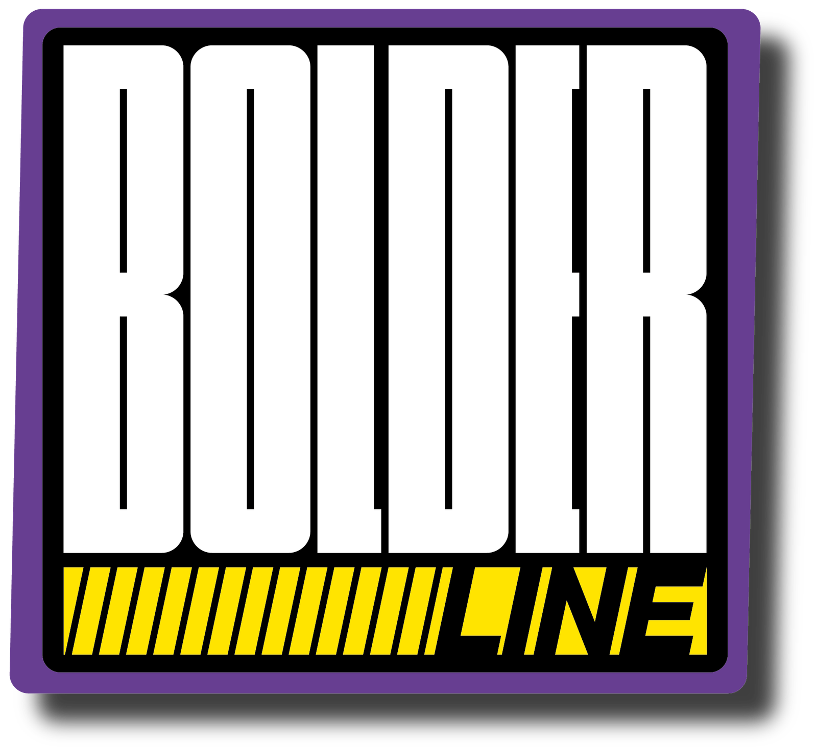 logo bolderline avec ombrage